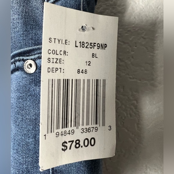 #251W☑️Wit & Wisdom Luxe Touch Itty Bitty Boot Blue Jeans - Picture 11 of 14